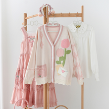 Load image into Gallery viewer, Tulip Letter Cardigan