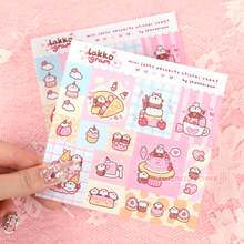 Load image into Gallery viewer, Mini Lakko Desserts Sticker Sheet
