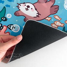 Load image into Gallery viewer, Sea Otters Desk Mat