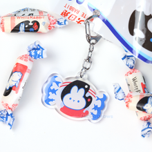 Load image into Gallery viewer, Rabbit Candy Acrylic Keychain
