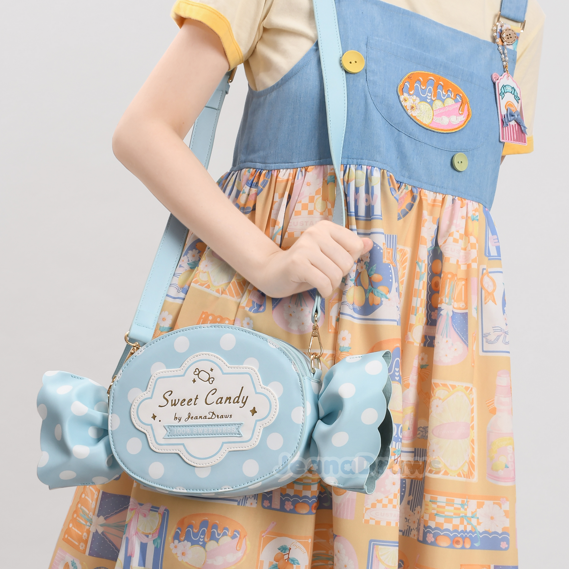 Candy Ita Bag - Blue – JeanaDraws