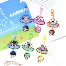 Load image into Gallery viewer, Alien Stage UFO Dangle Keychain
