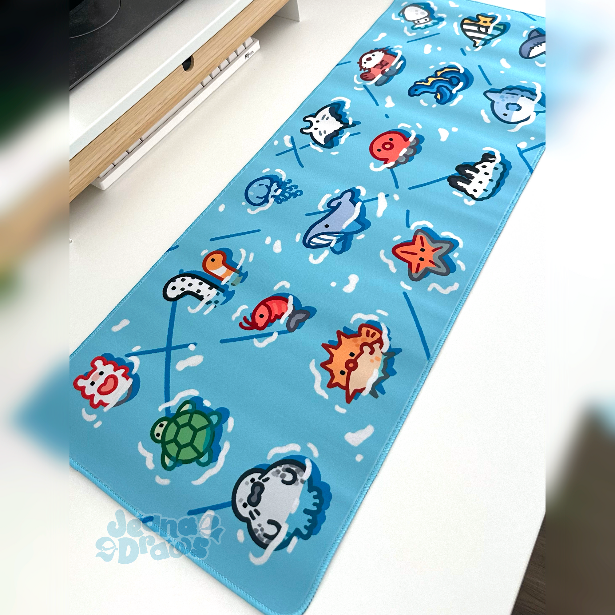 Aquatic Life Desk Mat
