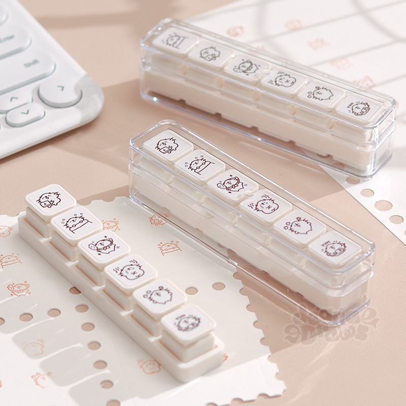 Lakko Otter Button Stamp - Dailies