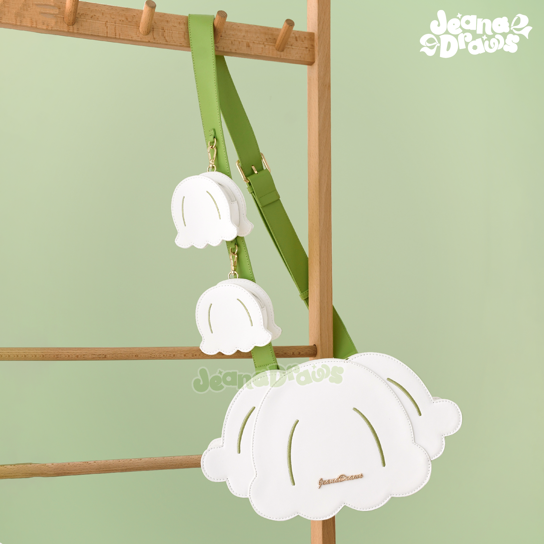 Lily of the Valley Dangle Bag Set