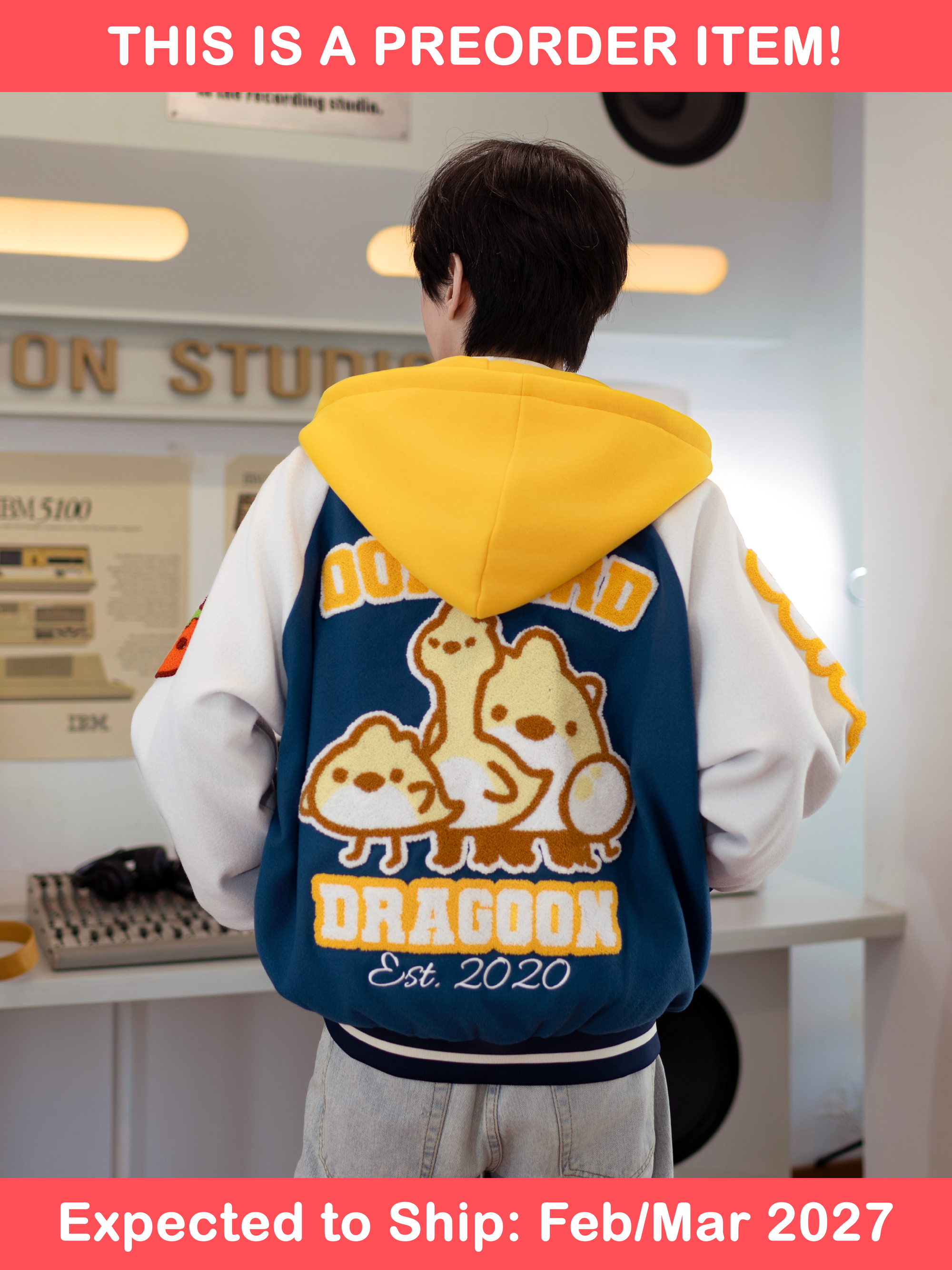 [PREORDER] Dokibird Varsity Jacket