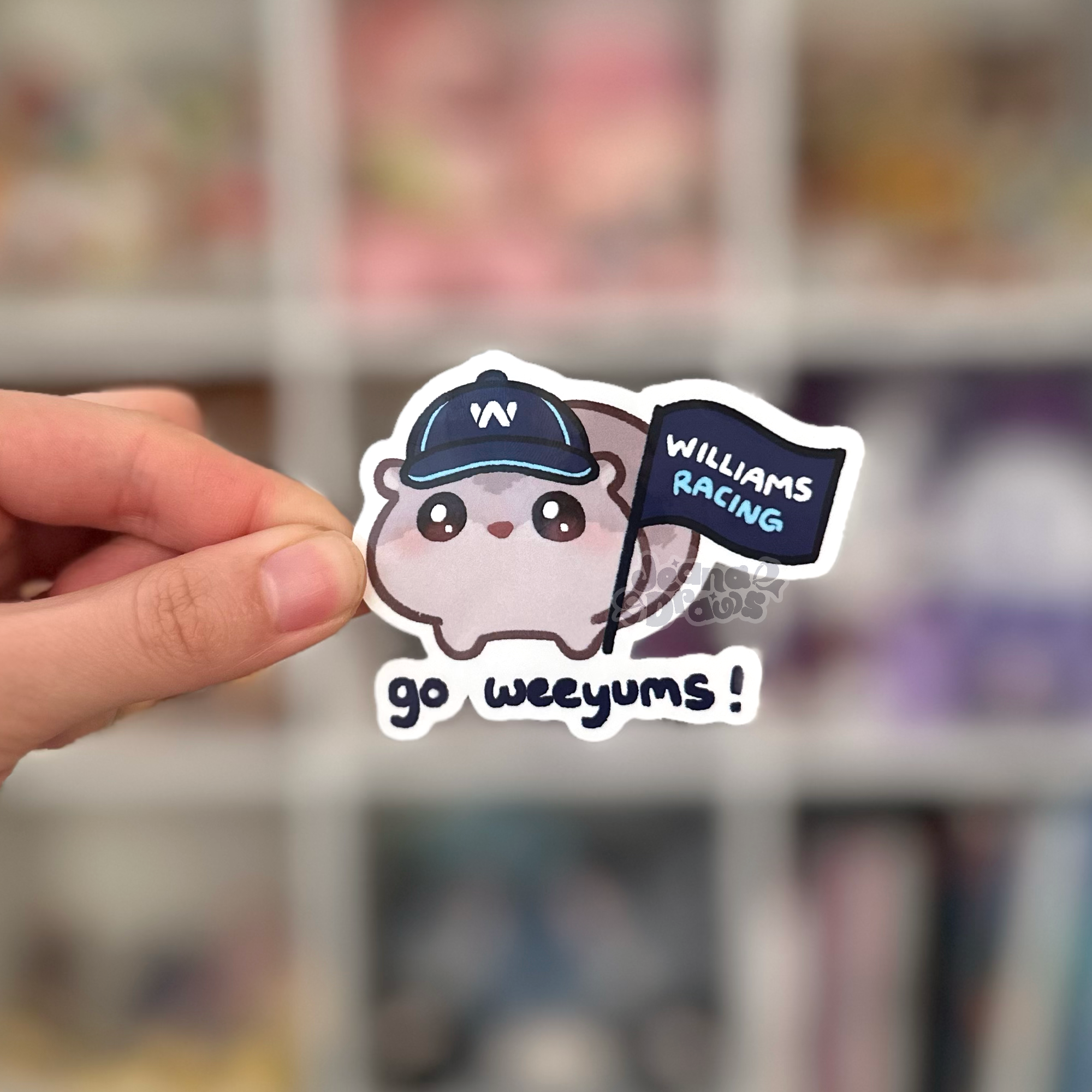 Go Weeyums Hamster Sticker
