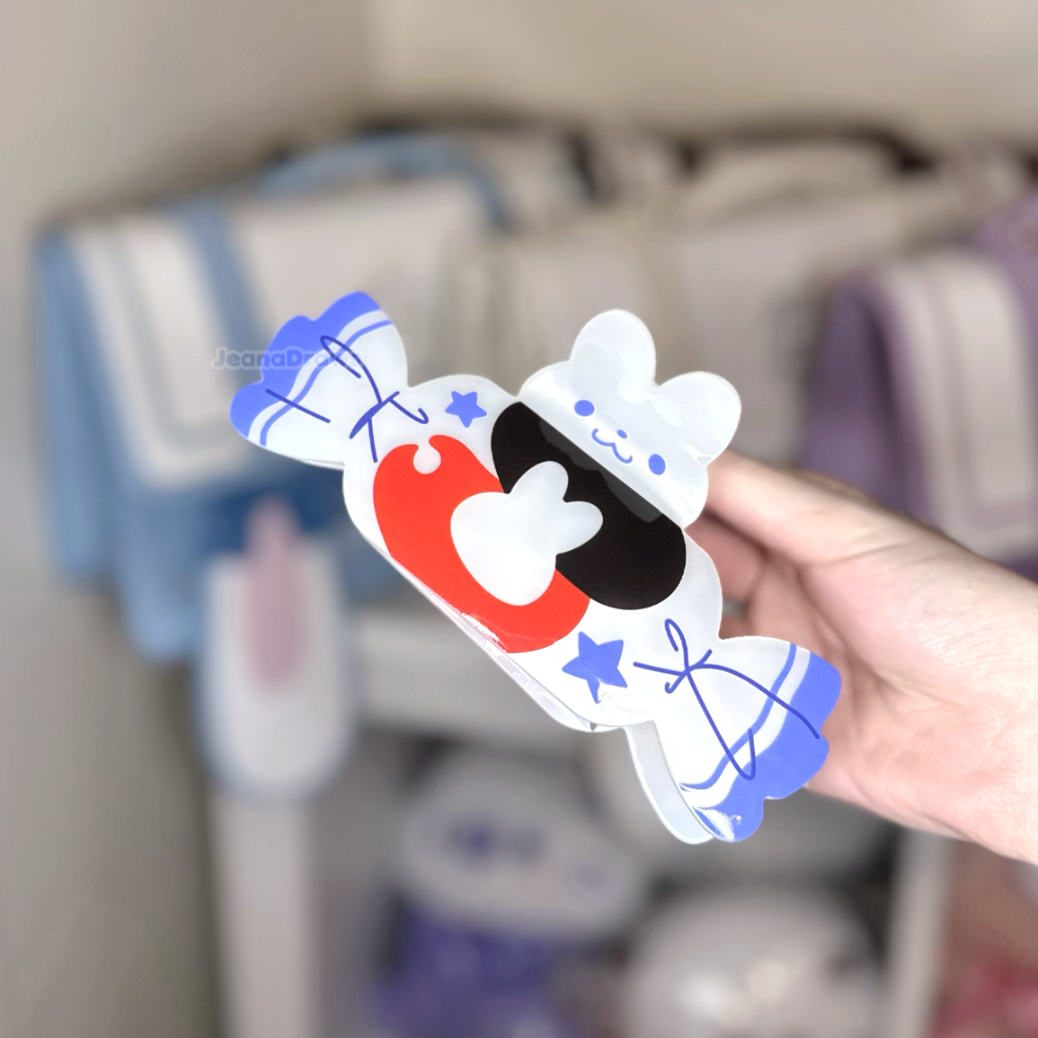 White Rabbit Candy Hair Claw