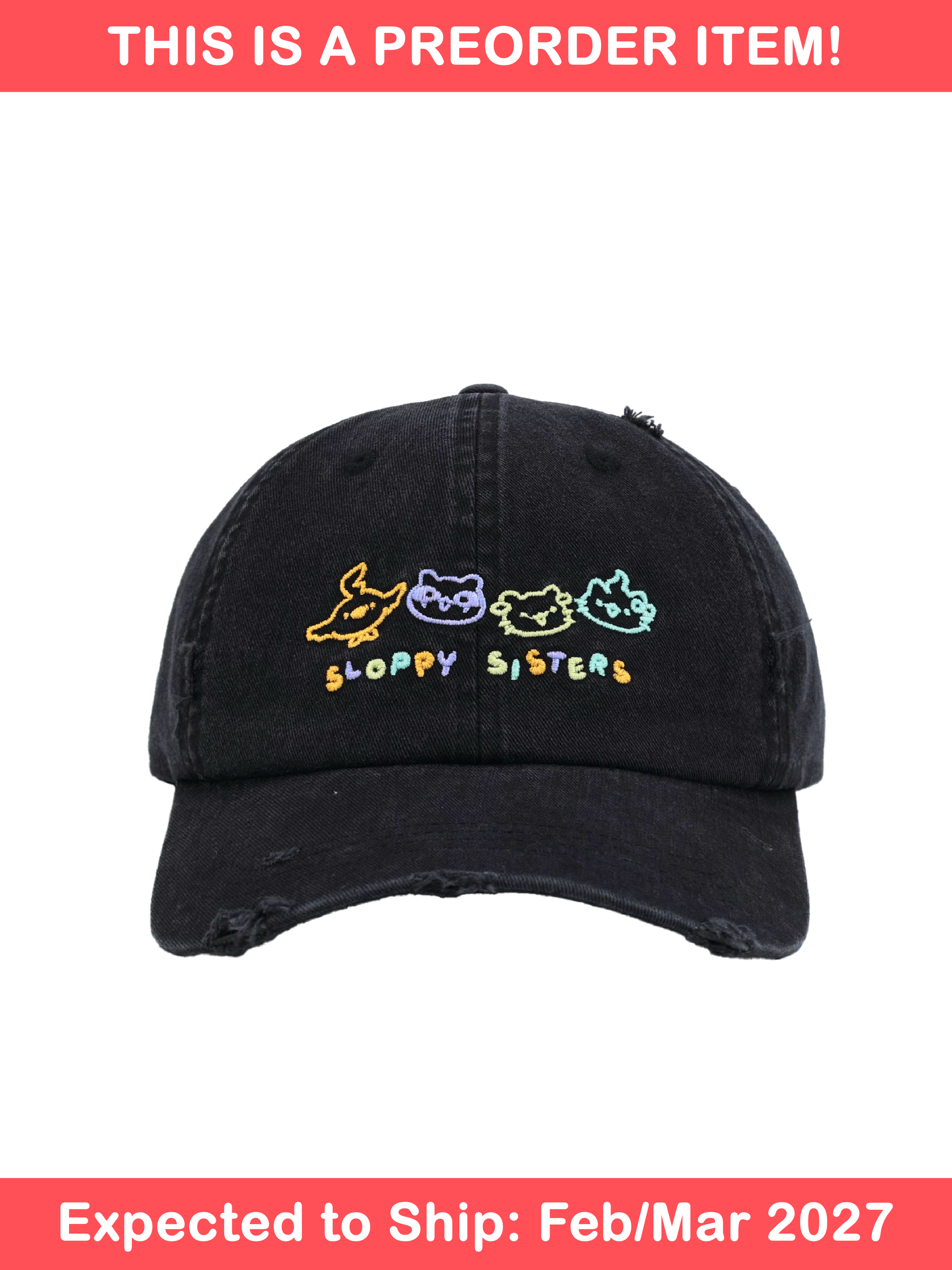 [PREORDER] Sloppy Sisters Distressed Cap