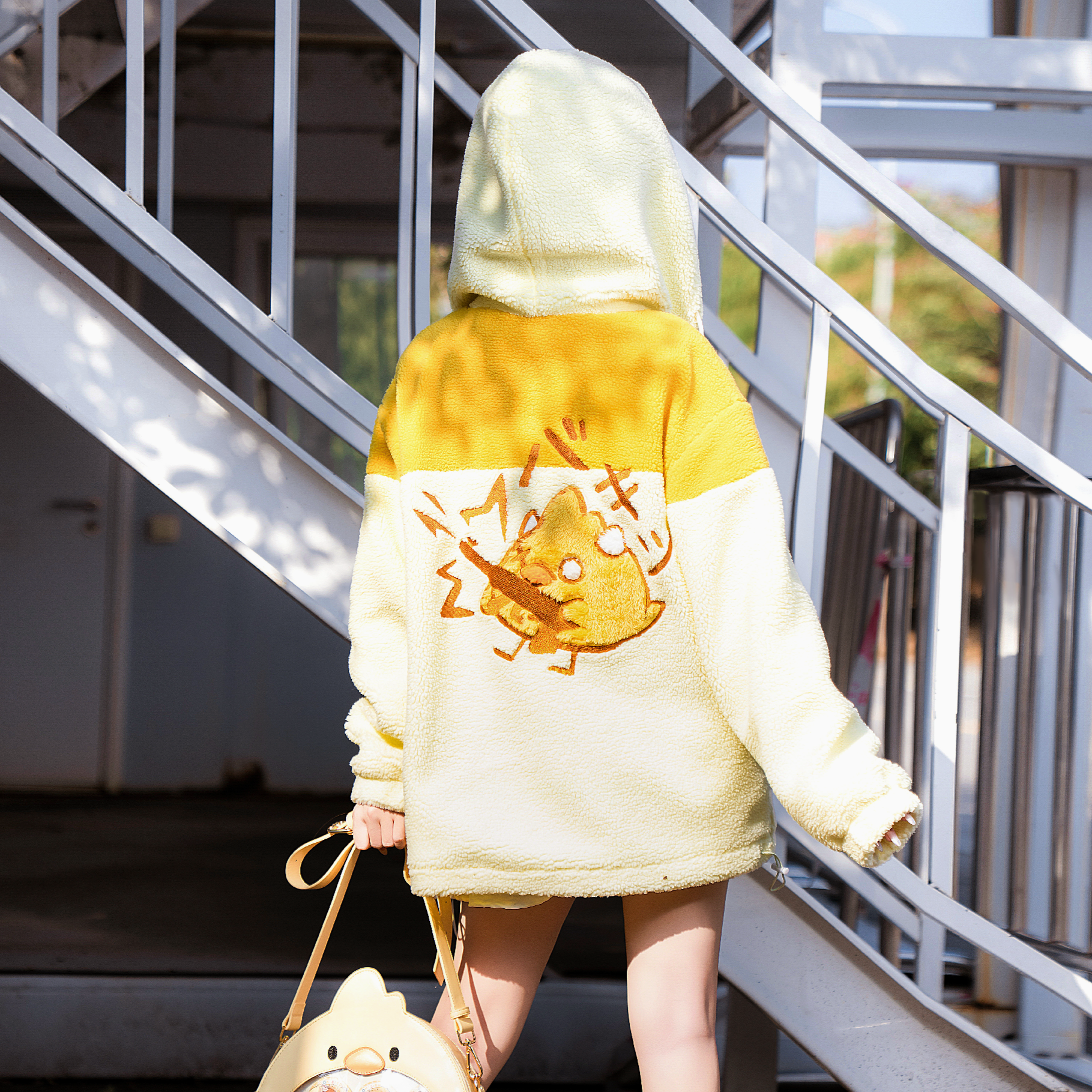 Fluffy Dragoon Zip Up Hoodie