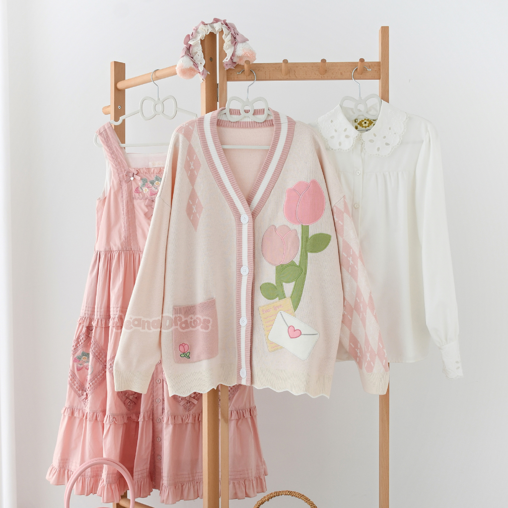 Tulip Letter Cardigan