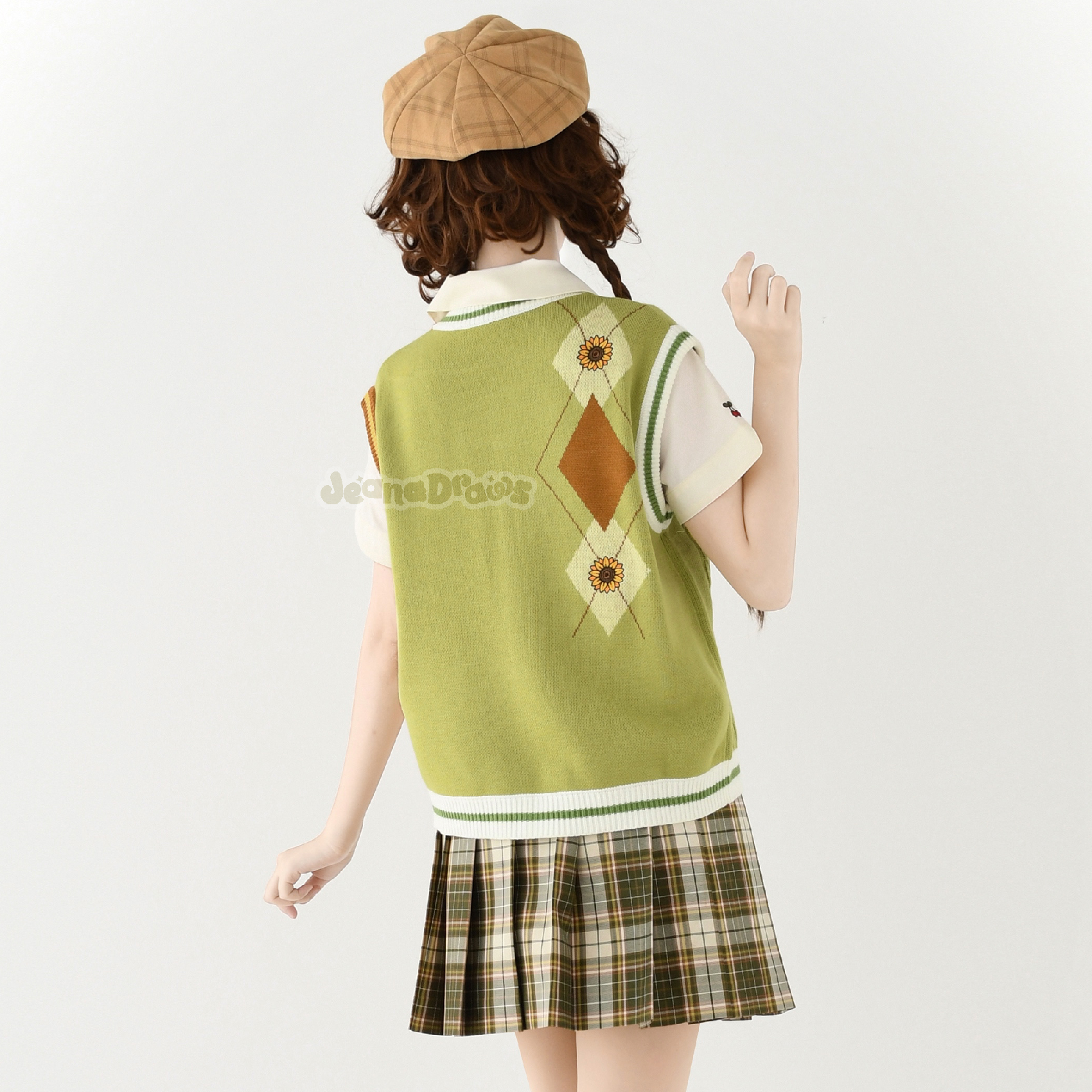 Sunflower Sweater Vest – JeanaDraws