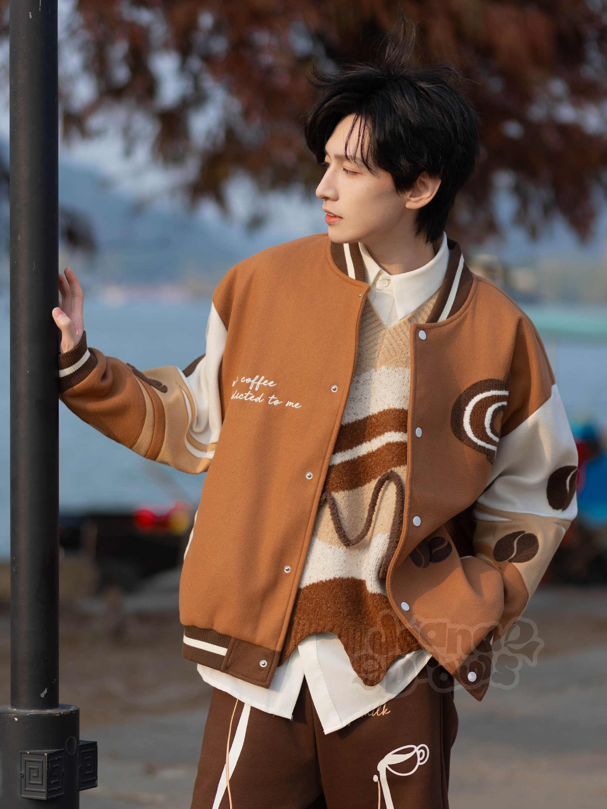 R.M GANG 高橋ラムダ Versity Jacket スタジャン Ristretto Varsity Jacket – JeanaDraws
