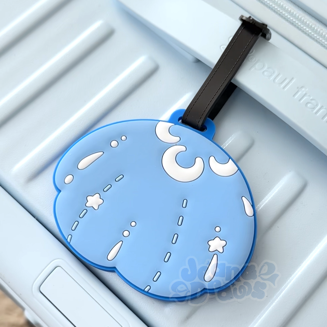 Moon Jelly Luggage Tag