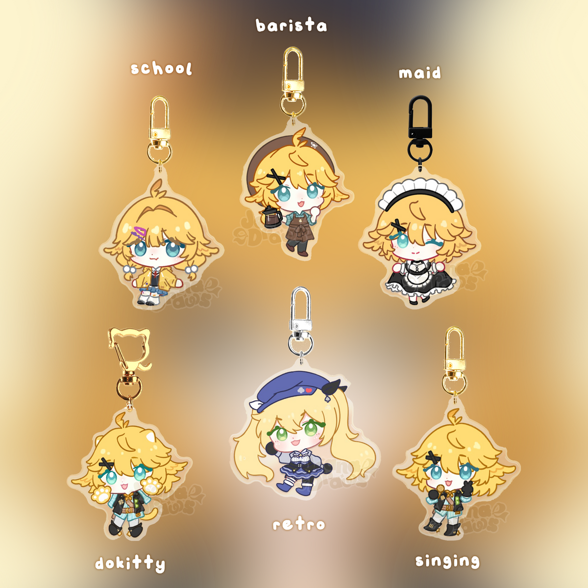 Dokibird Keychain