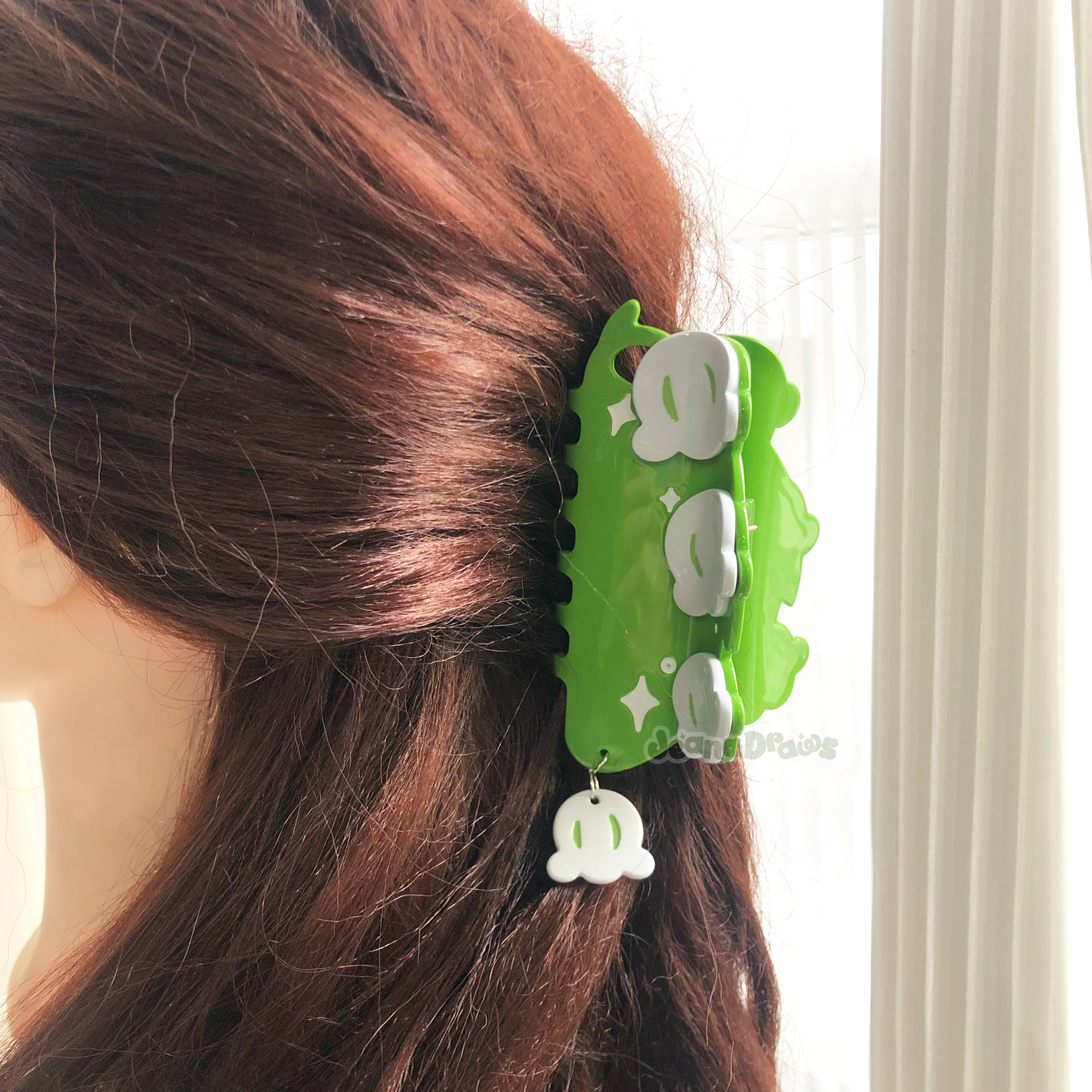 Lily of the Valley Dangle Hair Claw