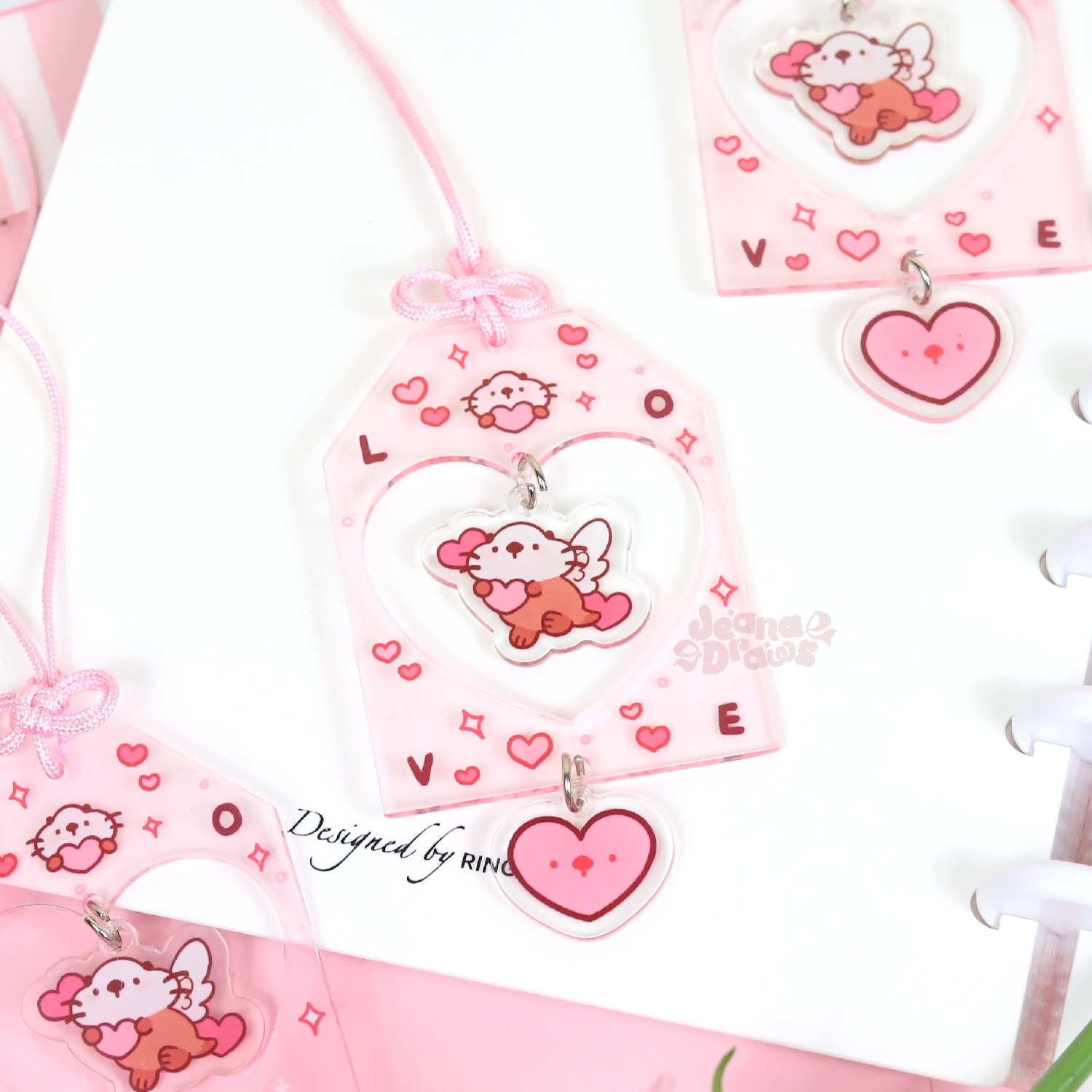 Lakko Otter Omamori Keychain
