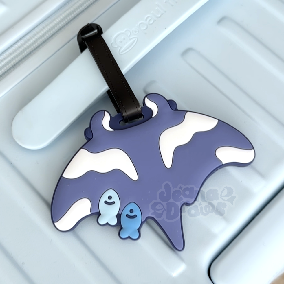 Manta Ray Luggage Tag