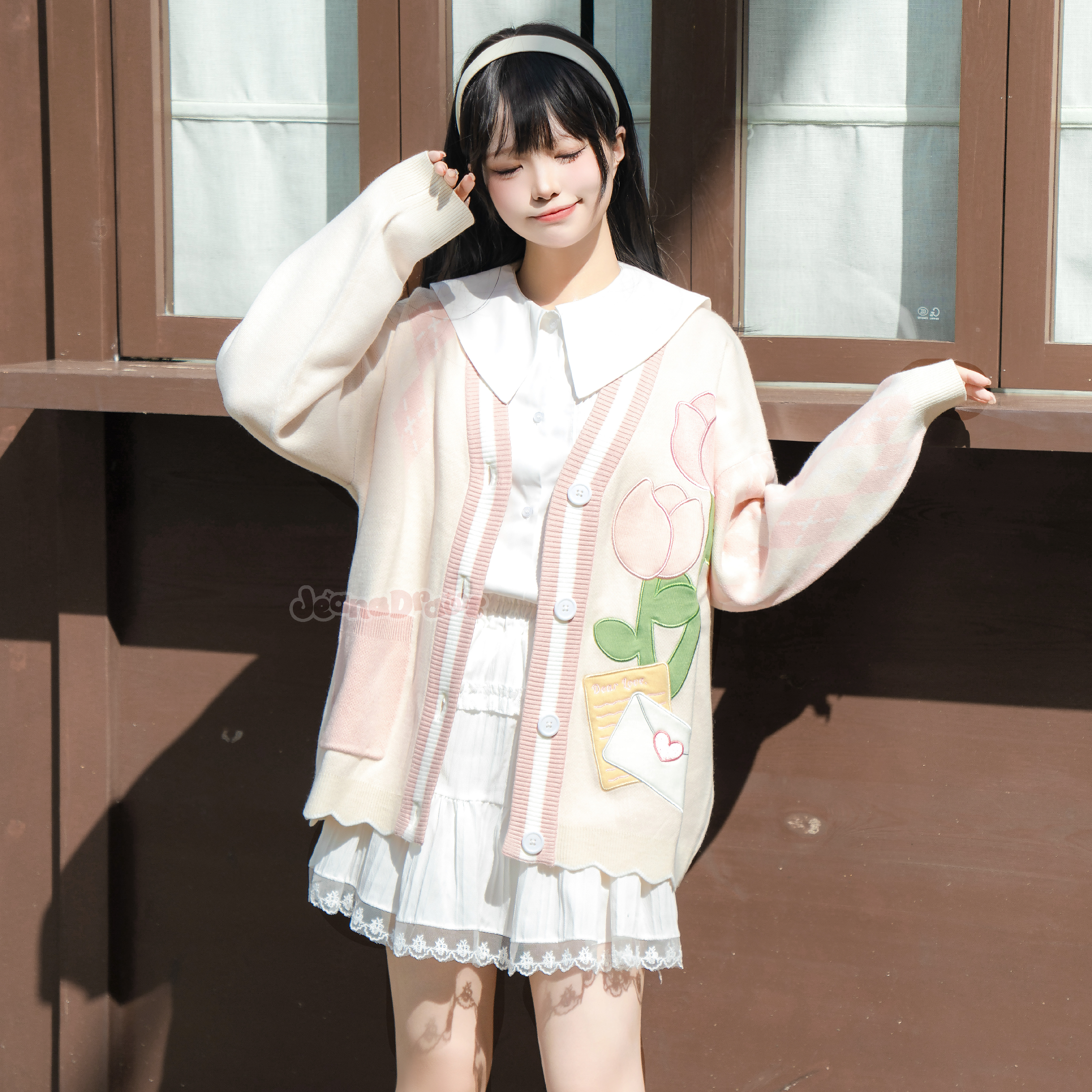 Tulip Letter Cardigan