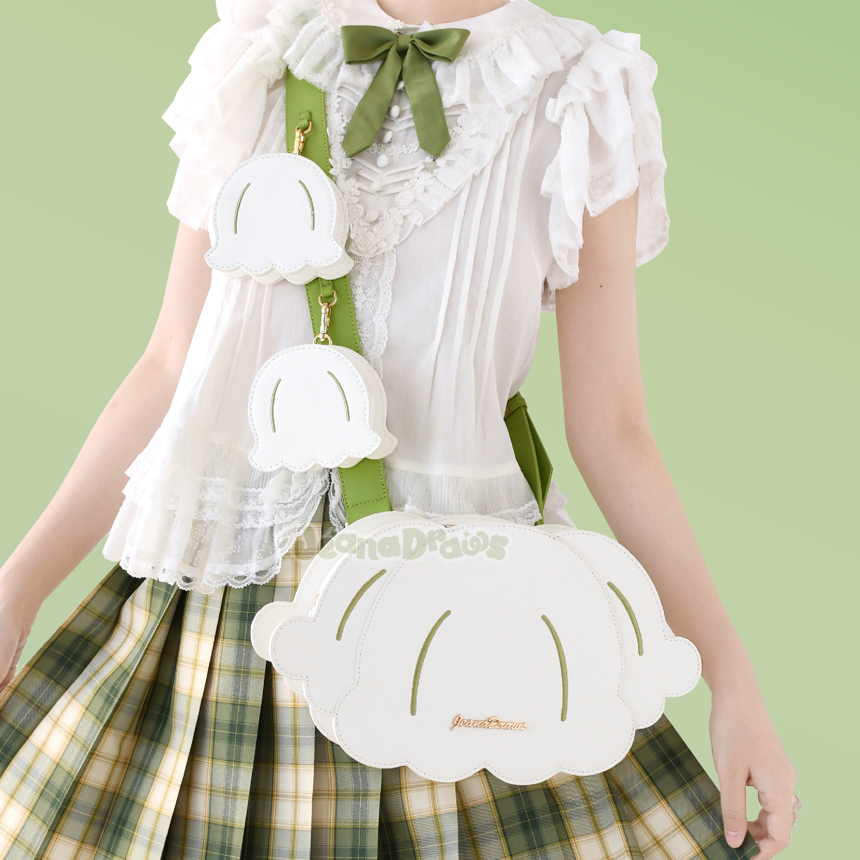 Lily of the Valley Dangle Bag Set