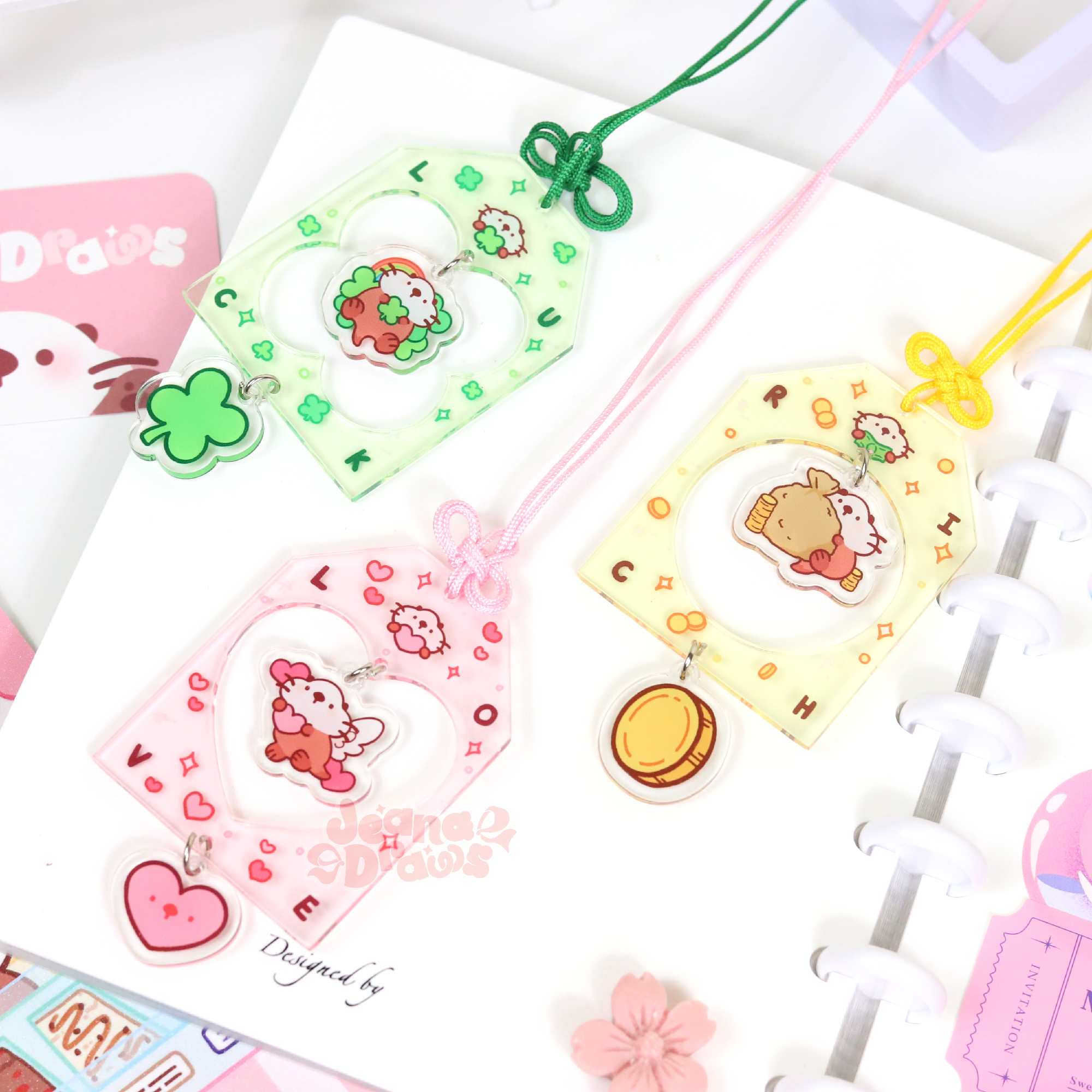 Lakko Otter Omamori Keychain