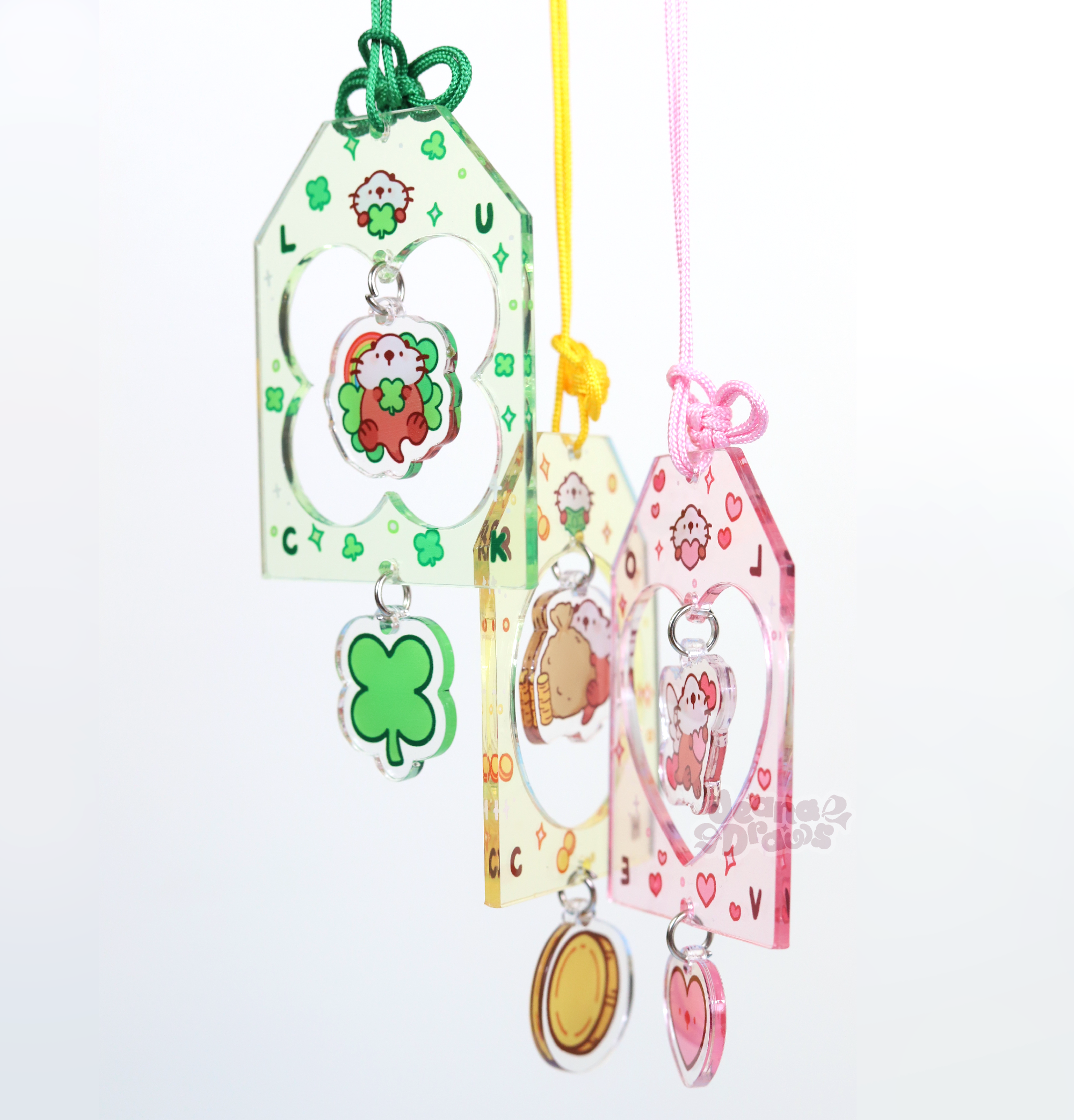 Lakko Otter Omamori Keychain – JeanaDraws