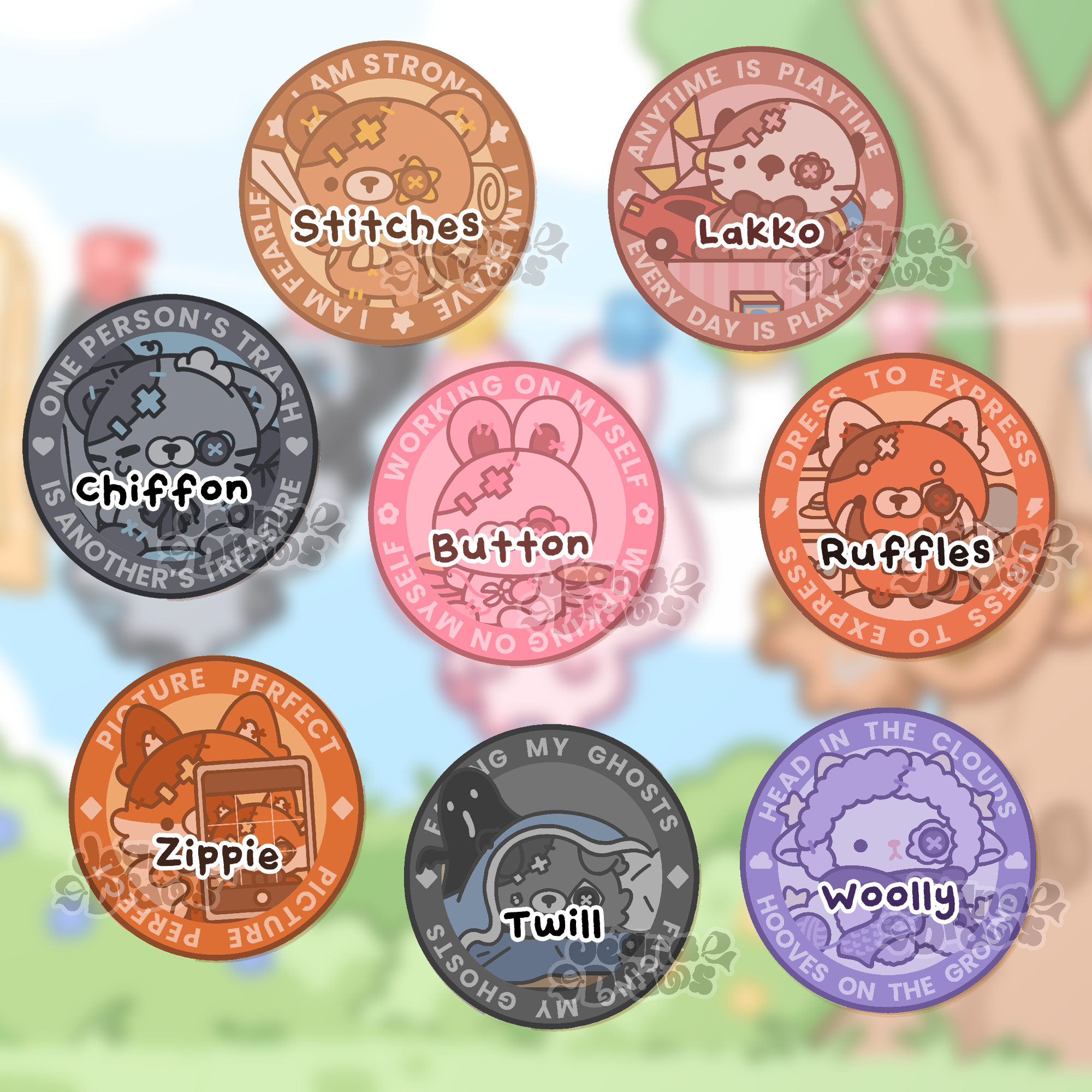 Patchwork Pals Embroidered Patch