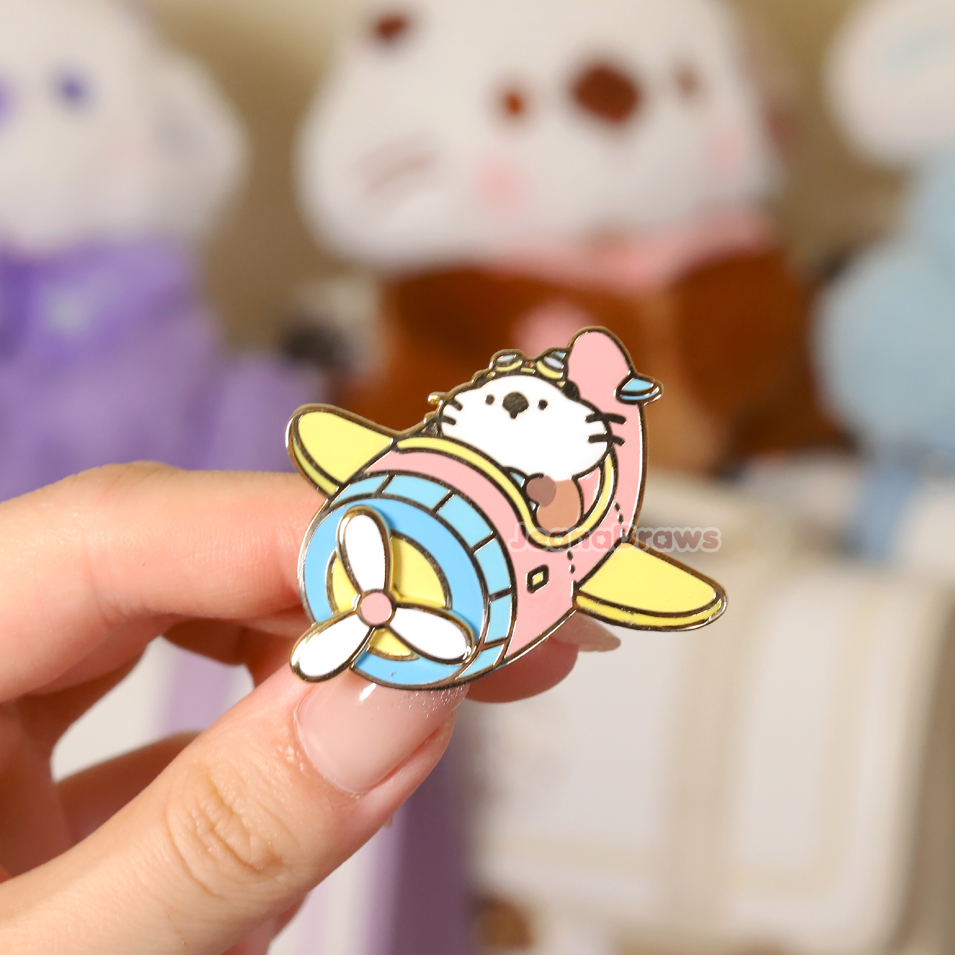 Sep Patreon Pin - Aviator Lakko