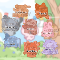 Patchwork Pals Enamel Pin