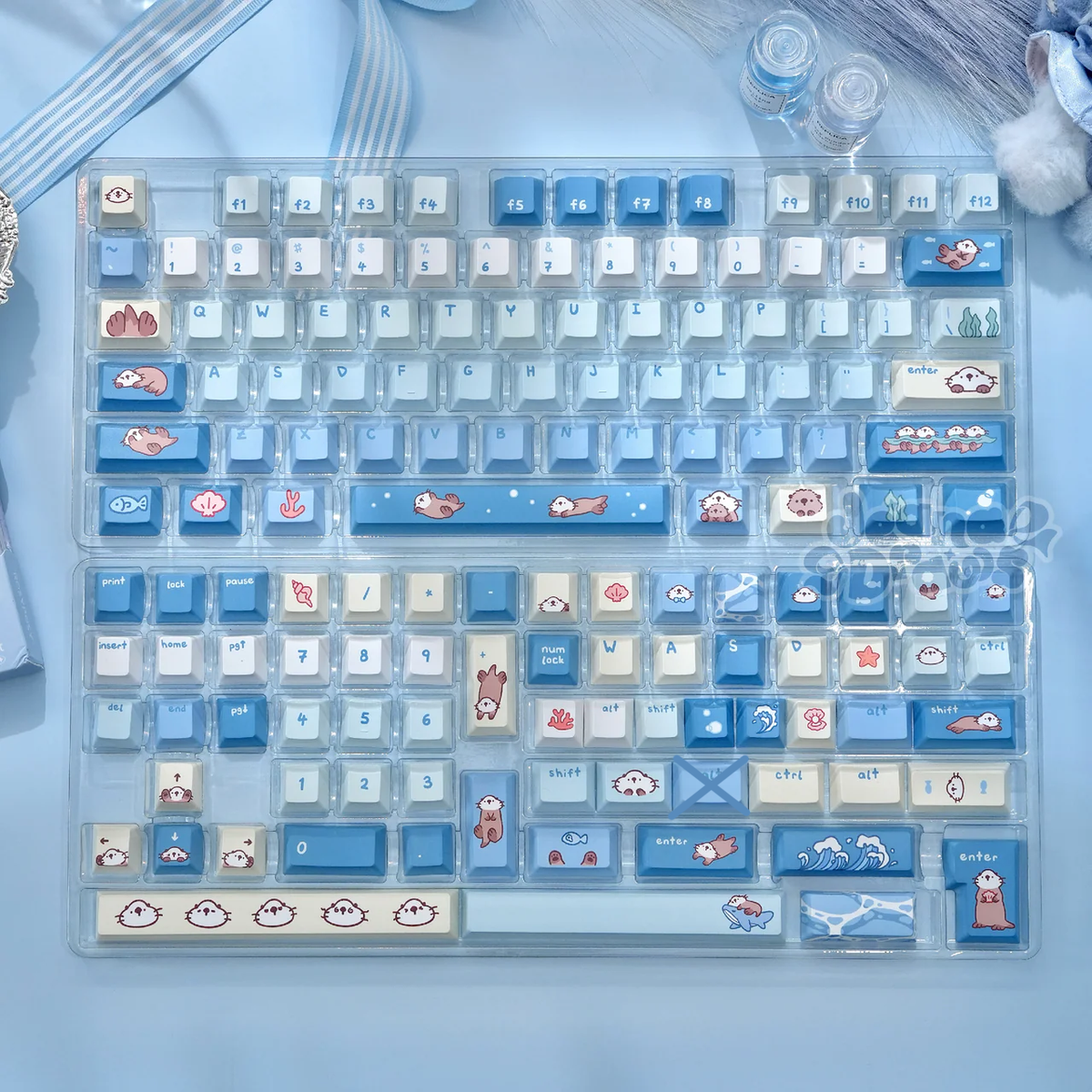 Lakko Otter Keycaps Set