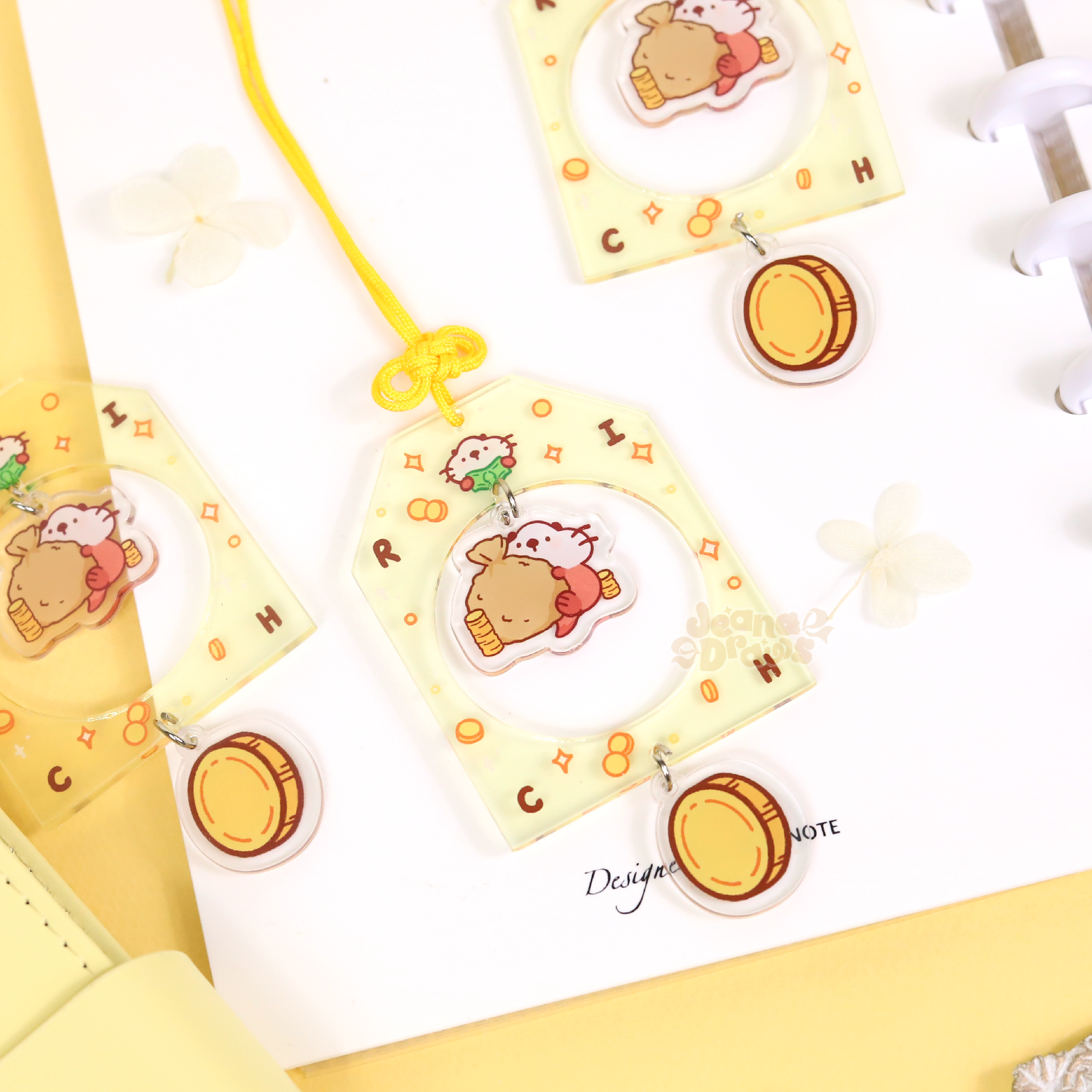 Lakko Otter Omamori Keychain