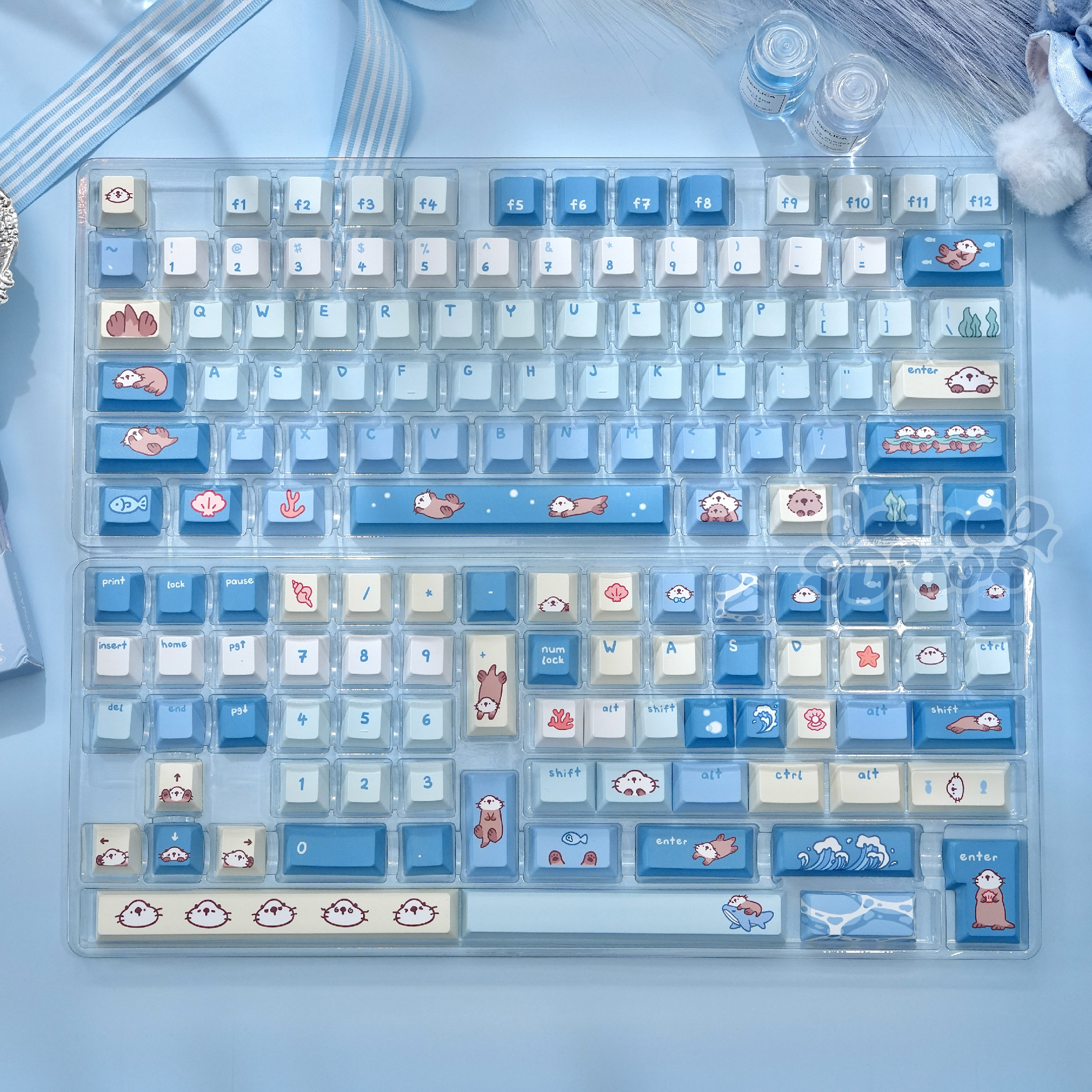 Lakko Otter Keycaps Set