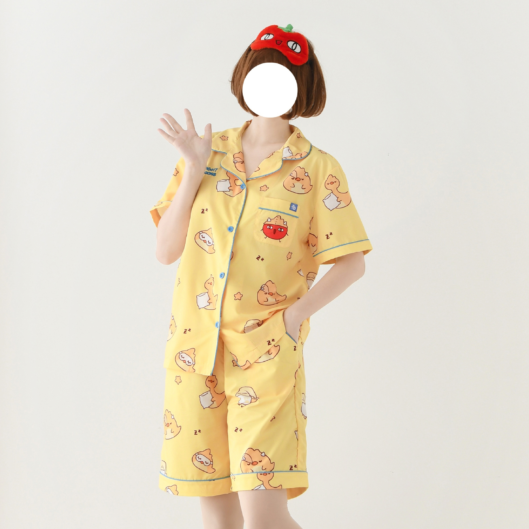 [PREORDER] Dokibird Pajama Set + Eye Mask Bundle