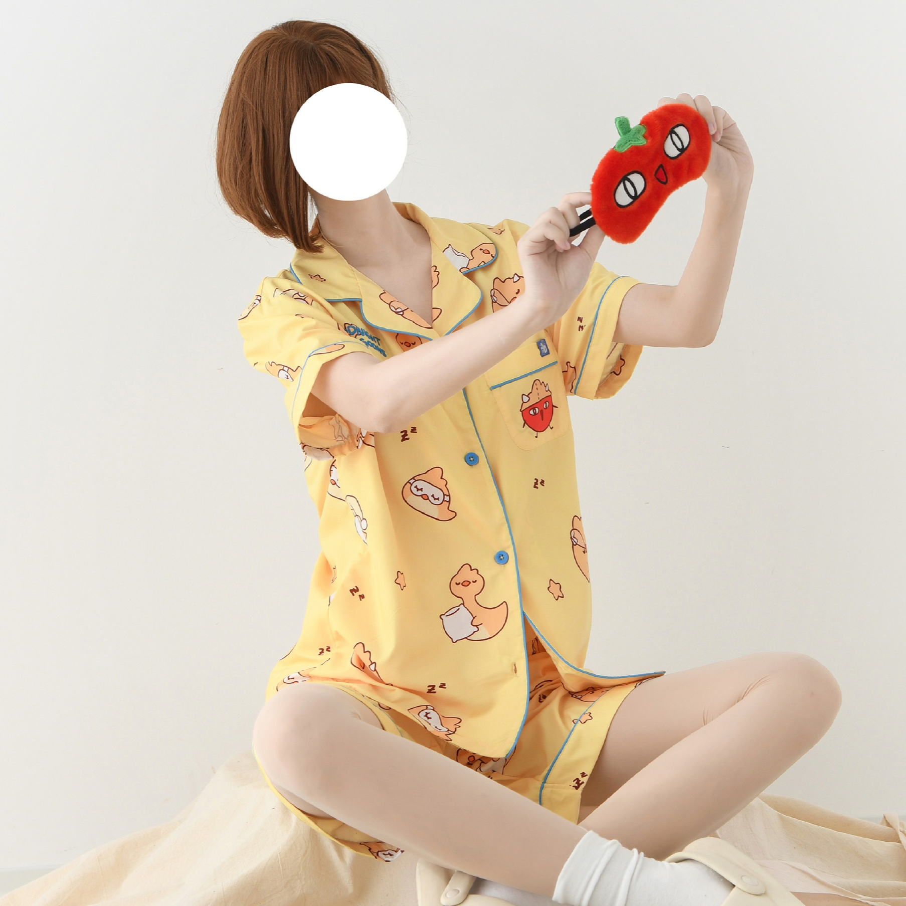 [PREORDER] Dokibird Pajama Set + Eye Mask Bundle