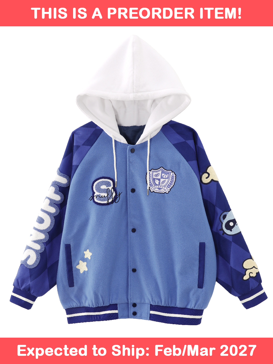 [PREORDER] Snuffy Varsity Jacket