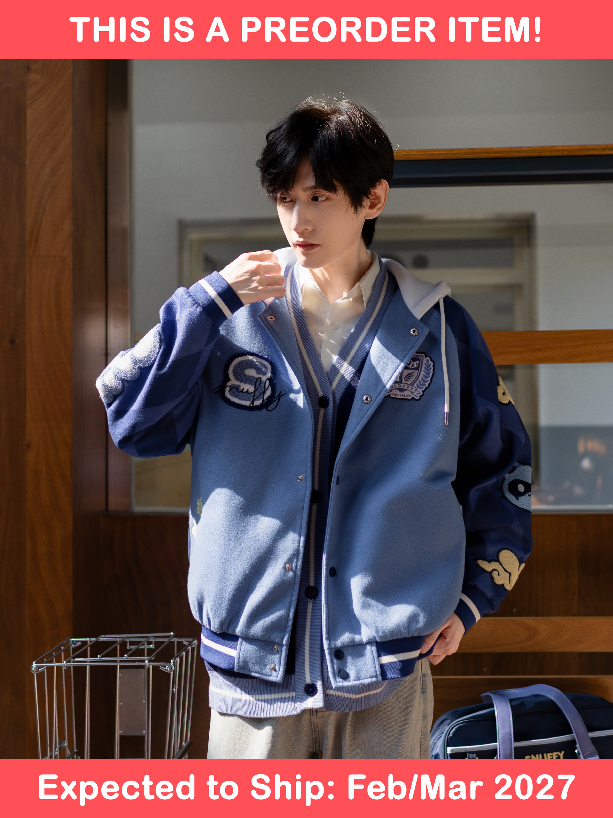 [PREORDER] Snuffy Varsity Jacket