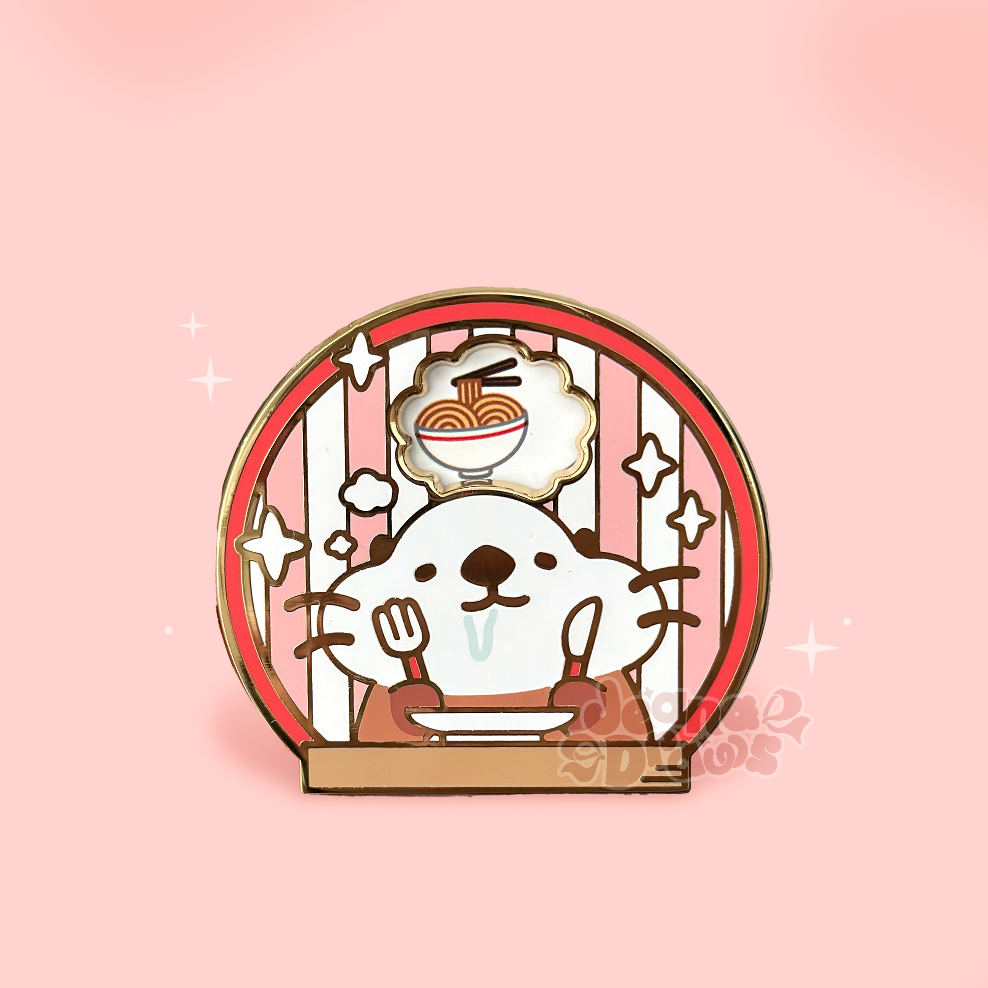 Sep Patreon Pin - Food Decision Spinner Lakko