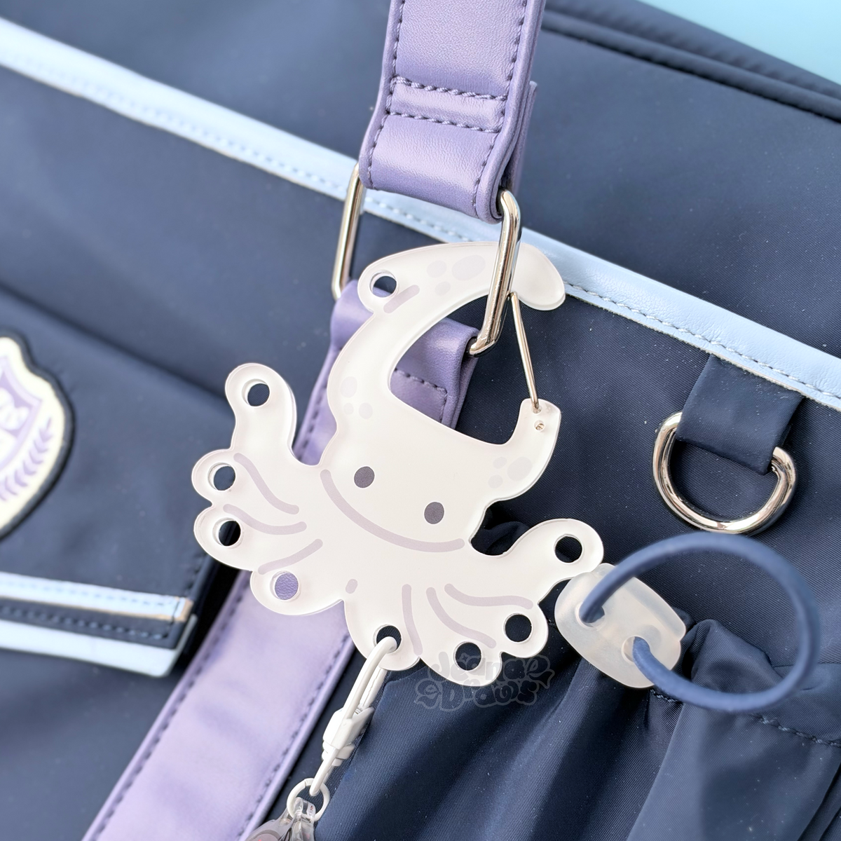Squid Acrylic Carabiner
