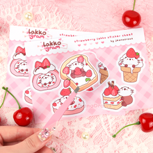 Load image into Gallery viewer, Lakko Strawberries Sticker Sheet [Ships March]
