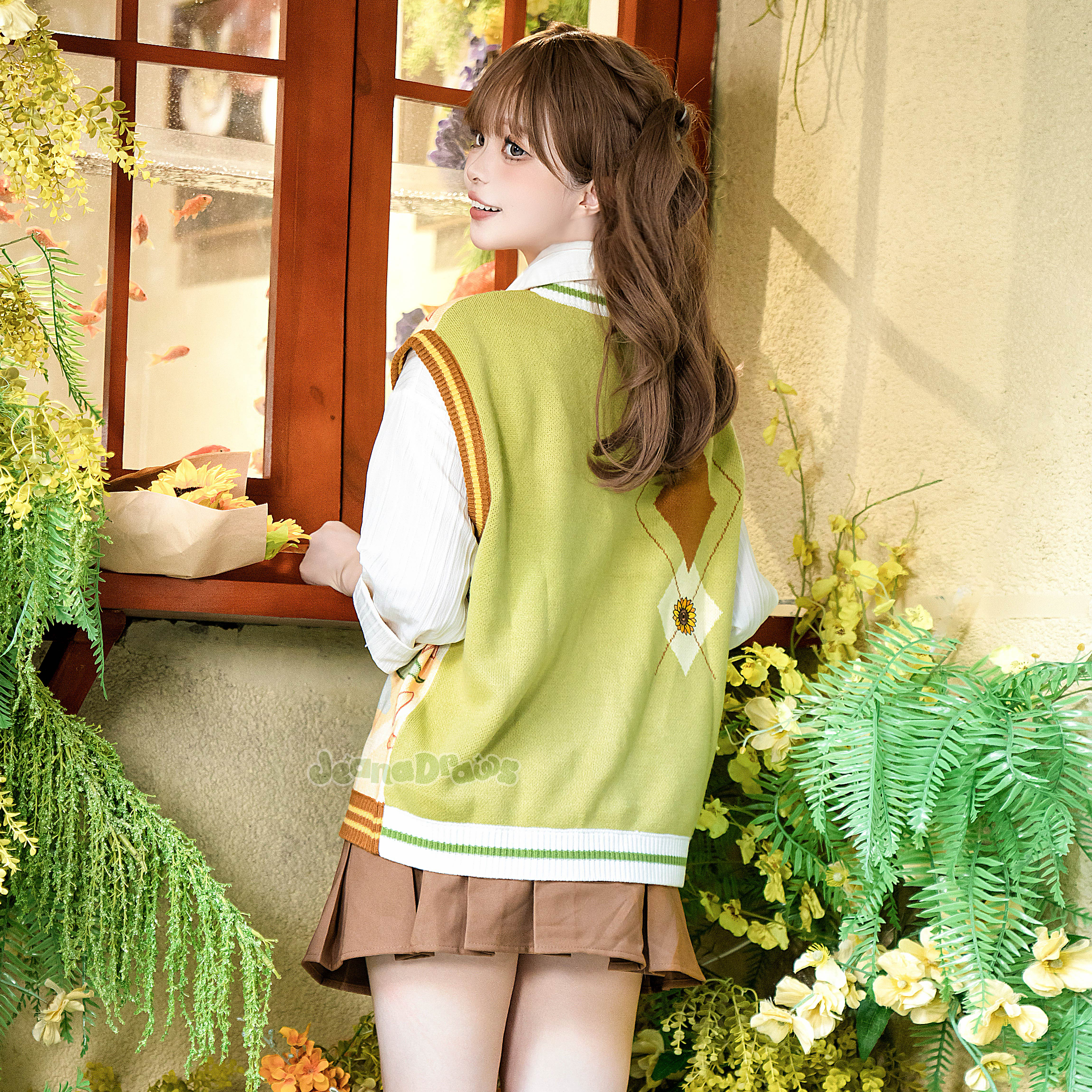 Sunflower Sweater Vest