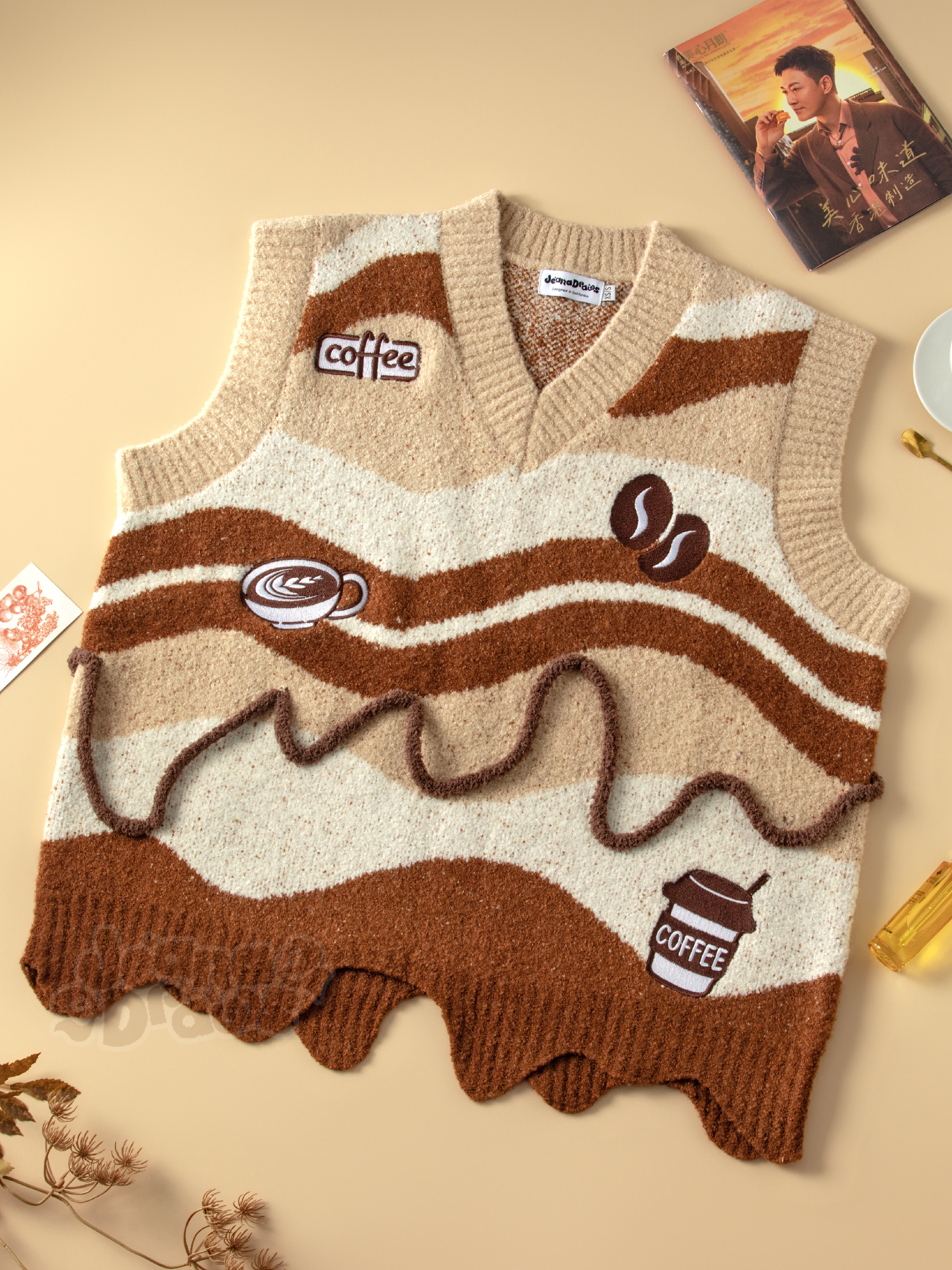 Cappuccino Sweater Vest