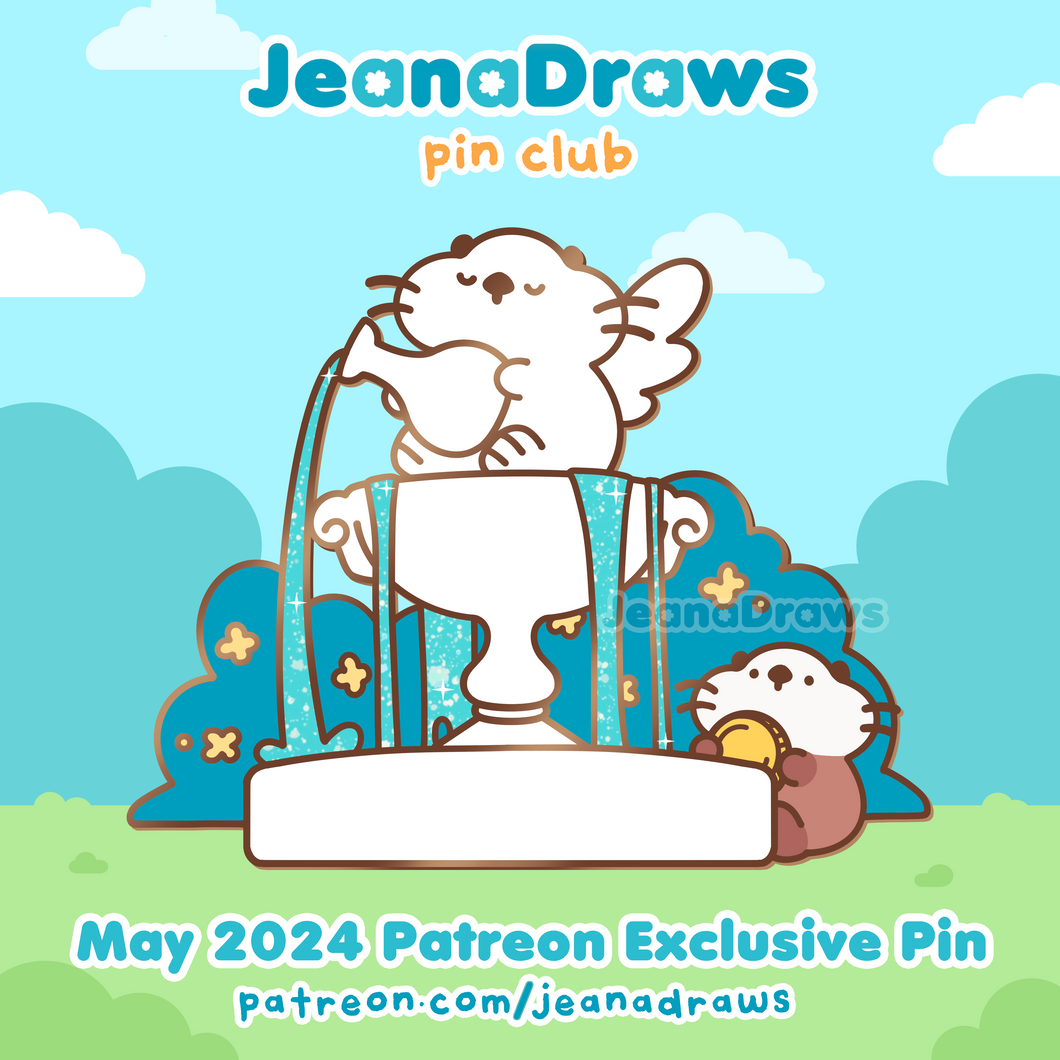 May Patreon Pin - Wishing Fountain Lakko