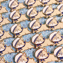 Load image into Gallery viewer, Sailor Corgi Enamel Pin
