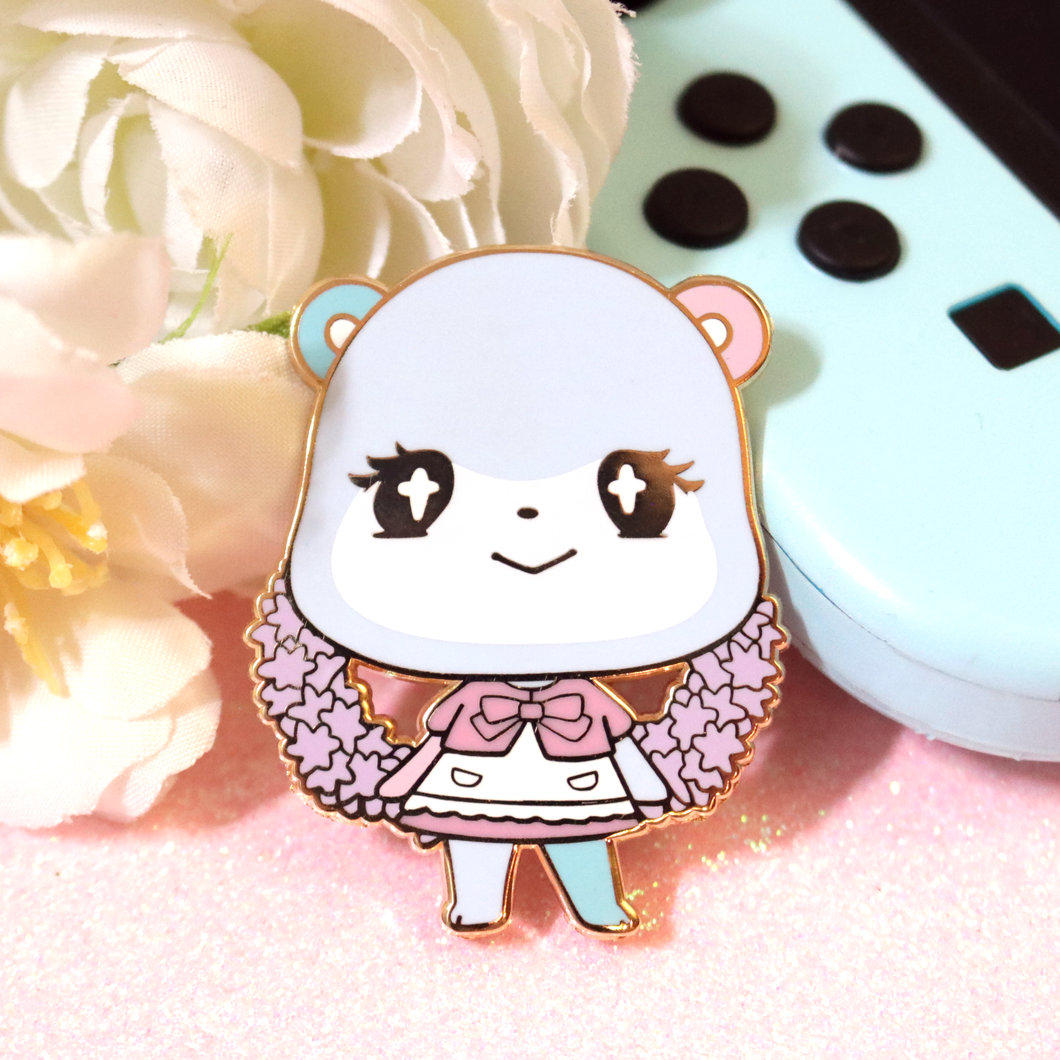 Judy Enamel Pin