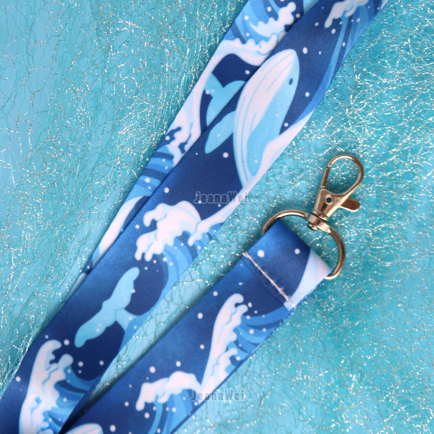 Wave Whale Lanyard