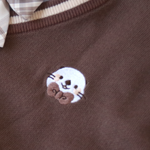 Load image into Gallery viewer, Brown Lakko Shell Cardigan
