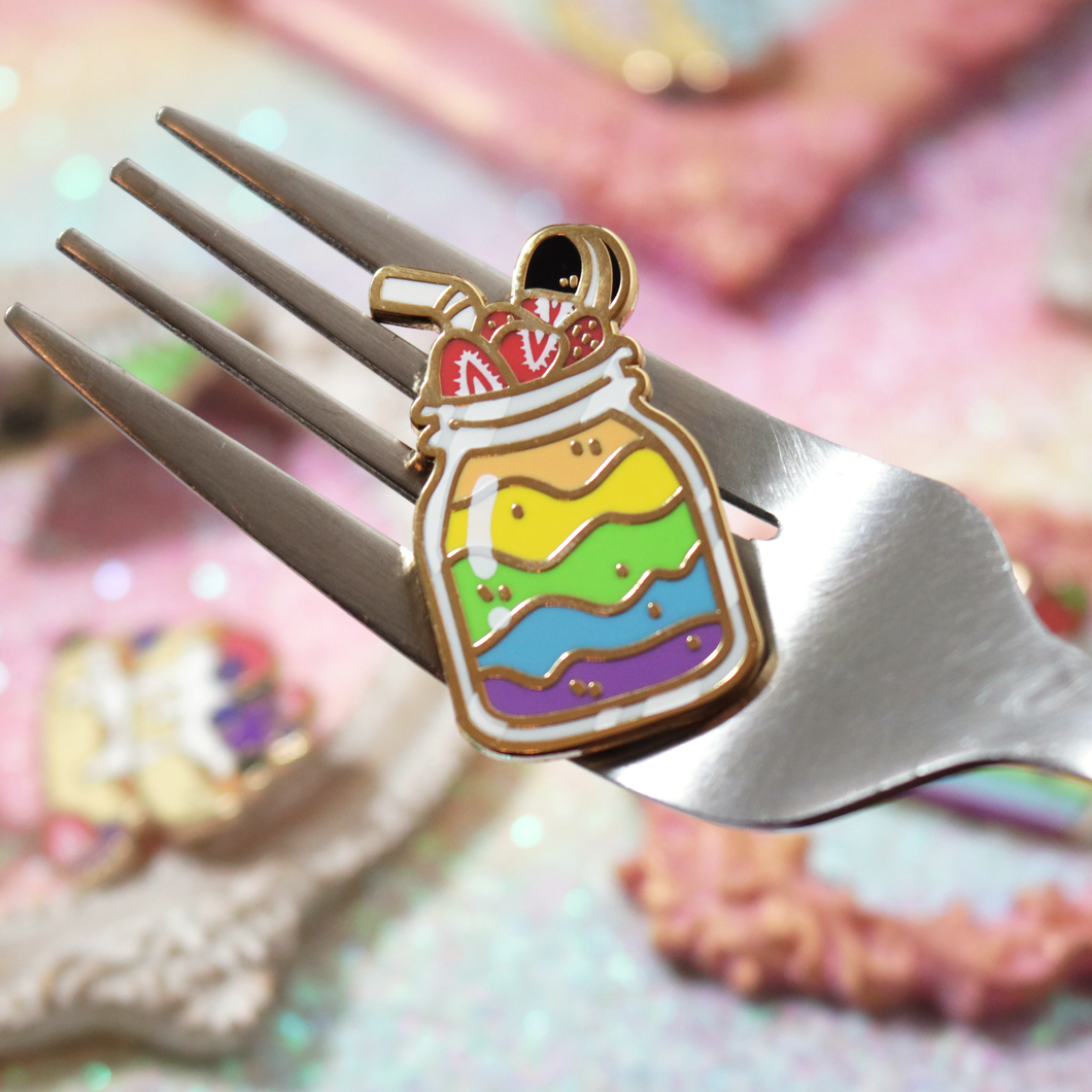 Ally Milkshake Enamel Pin