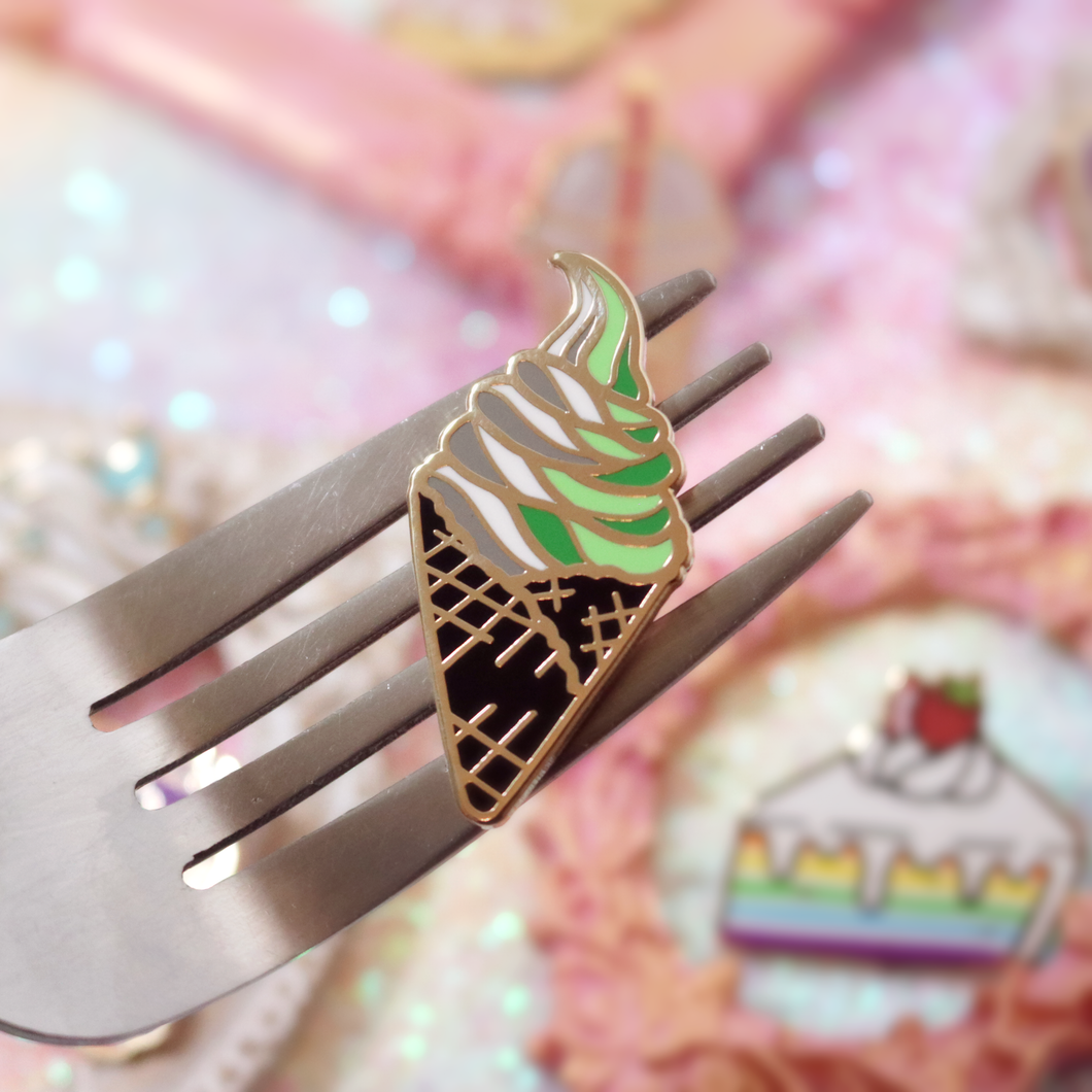Aro Icecream Enamel Pin