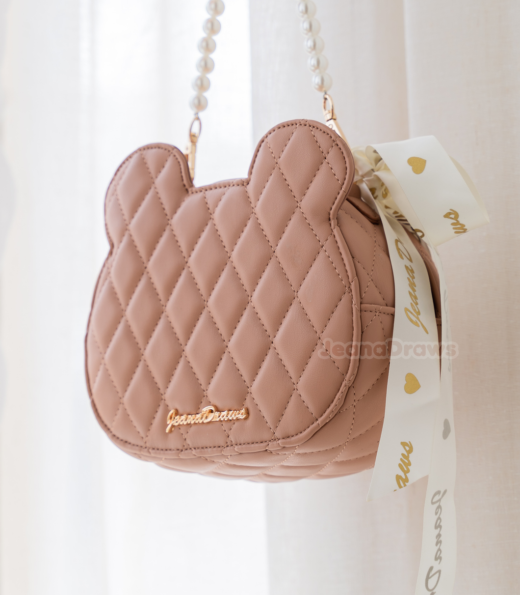 Bear Quilted Handbag