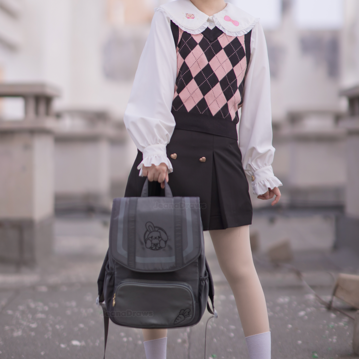 SECONDS Discounted Bunny Ear Backpack